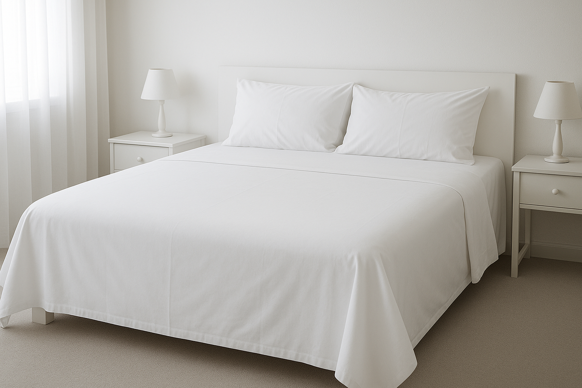 Lençol na Cama
