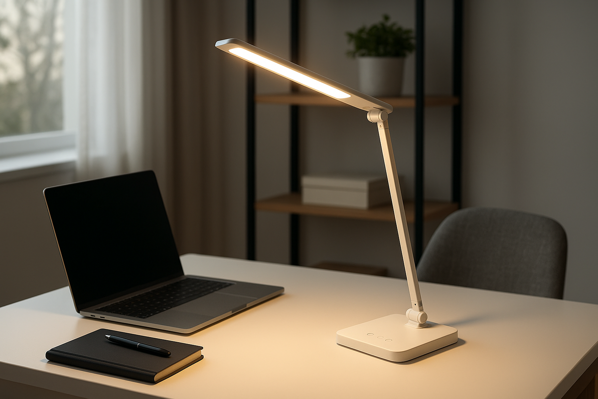 Luminária LED - Vista 3/4